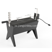 35 Inch Arang Spit Roaster kanggo ruangan